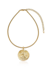 Swirl Pendant Choker