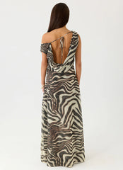 Mernas Maxi Dress - Zebra