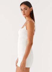 Aretha Mini Dress - White