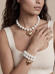 Luck and Love Set in Bone