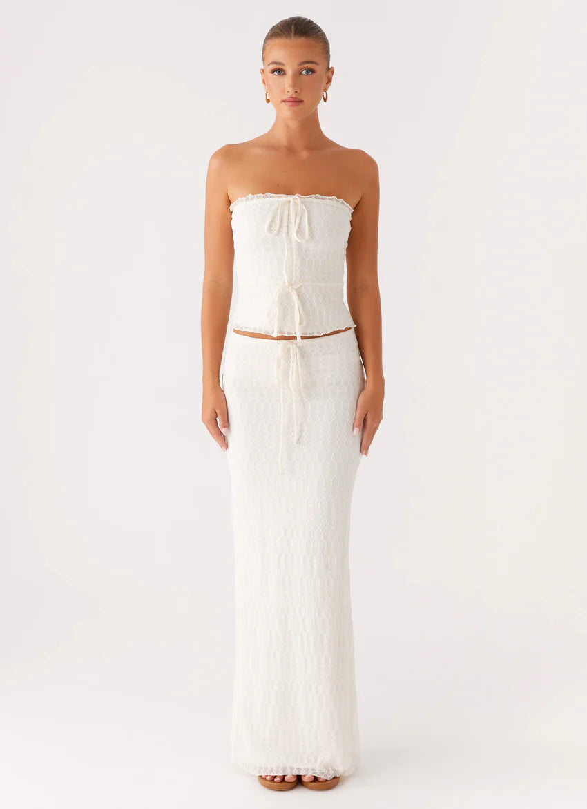 Blakely Maxi Skirt - Ivory