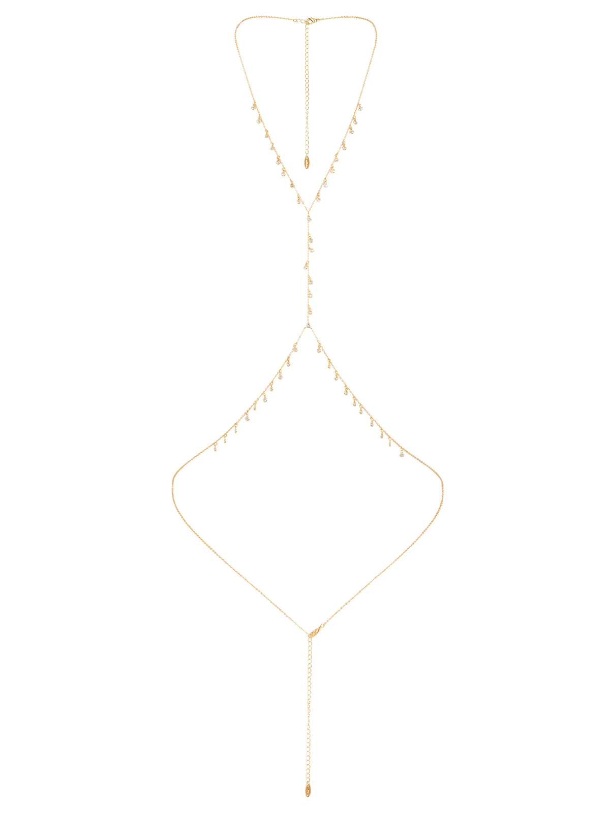 Crystal Fringe Body Chain