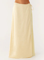 Pollie Maxi Skirt - Yellow