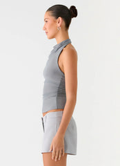 Rosana Halter Top - Grey