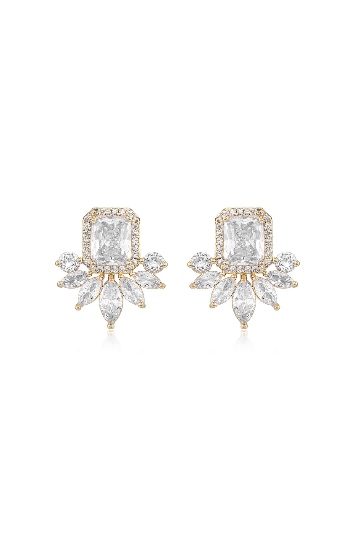 Shine Crystal Stud Earrings