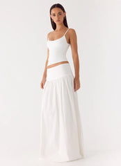 Jayne Maxi Skirt - White