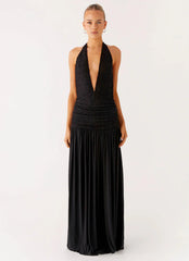 Full Attention Maxi Dress - Black