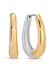 Mixed Metal Hoops