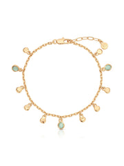 Sea Glass Anklet