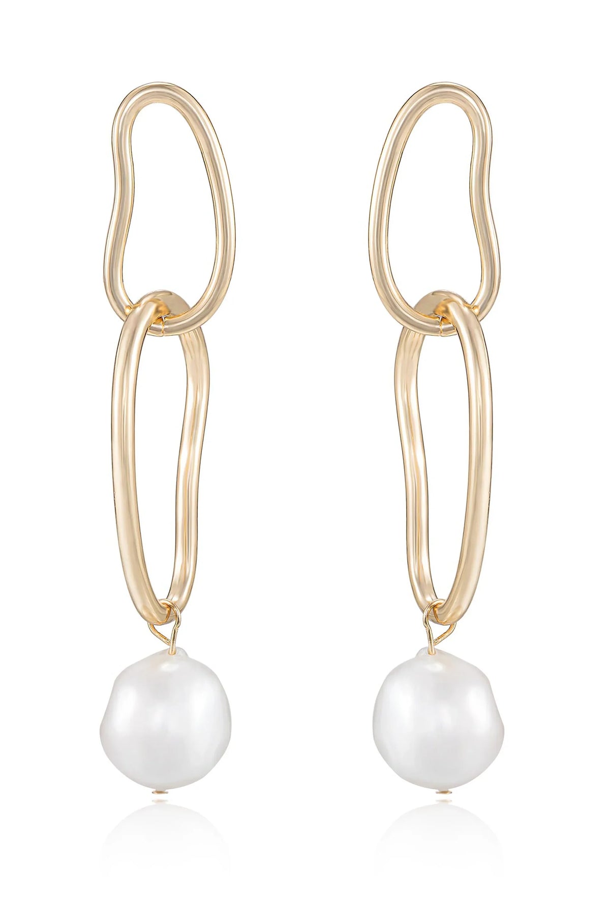 Mara Dangle Pearl Earrings