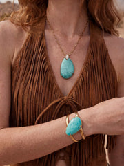 Majestic Stone Pendant Necklace