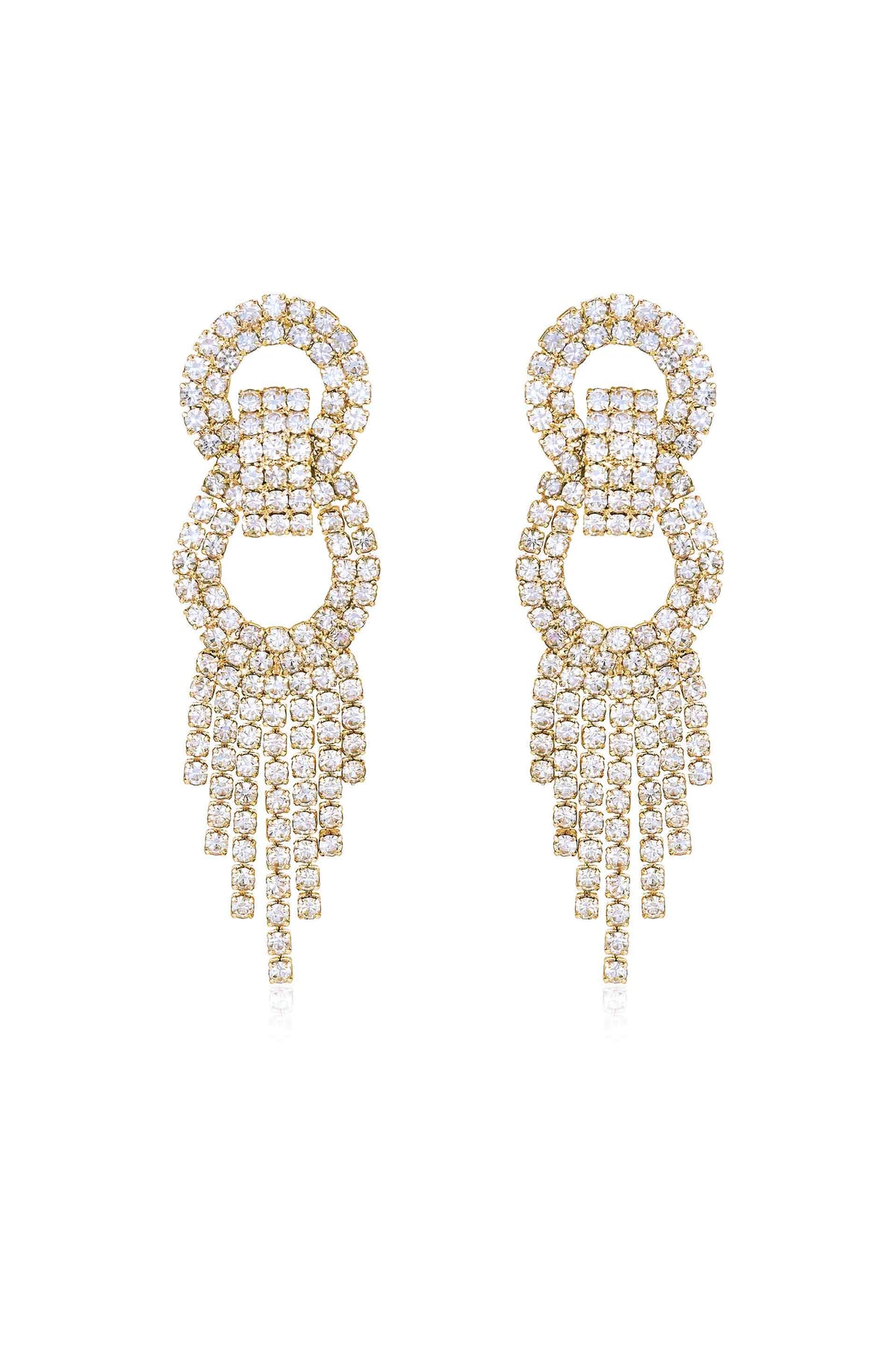 Crystal Gatsby Statement Earrings